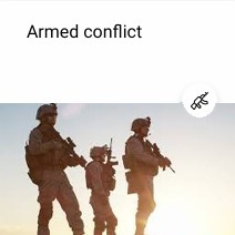 armed conflict warnings