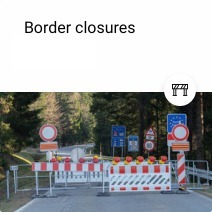 border closure warnings