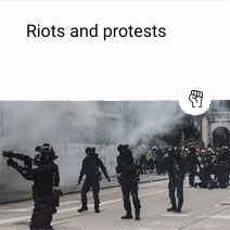 riots and protests warning