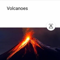 Volcanoe eruption warning