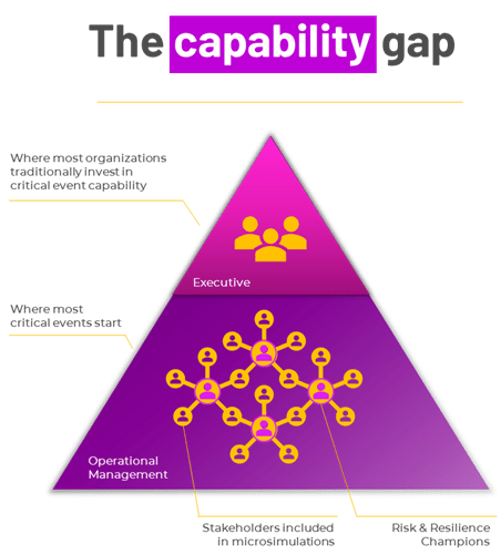 Resilience capability gap